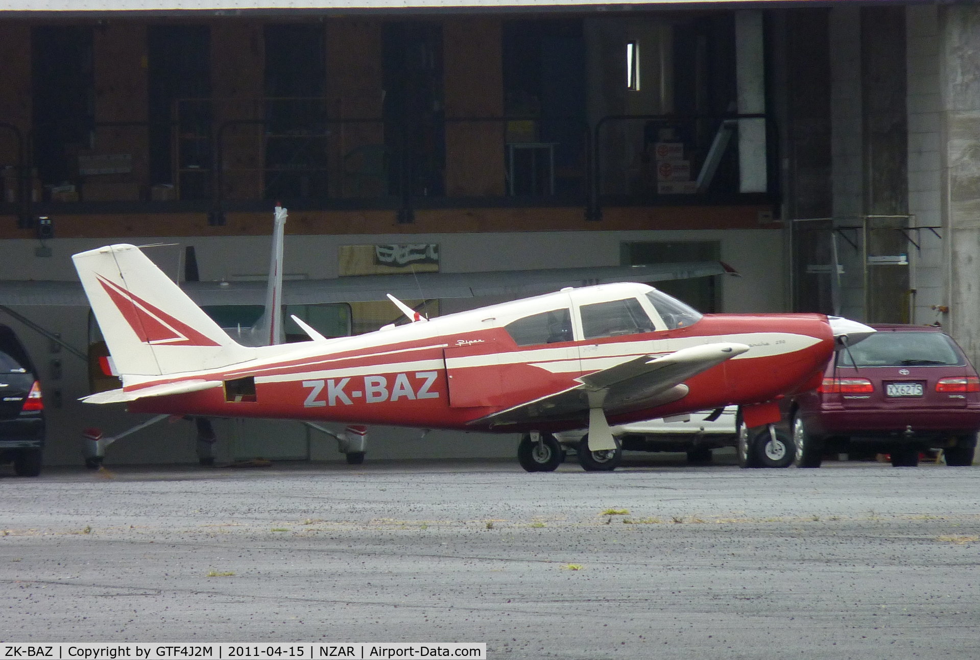 ZK-BAZ, 1962 Piper PA-24-250 Comanche Comanche C/N 24-3206, ZK-BAZ at Ardmore 15.4.11
