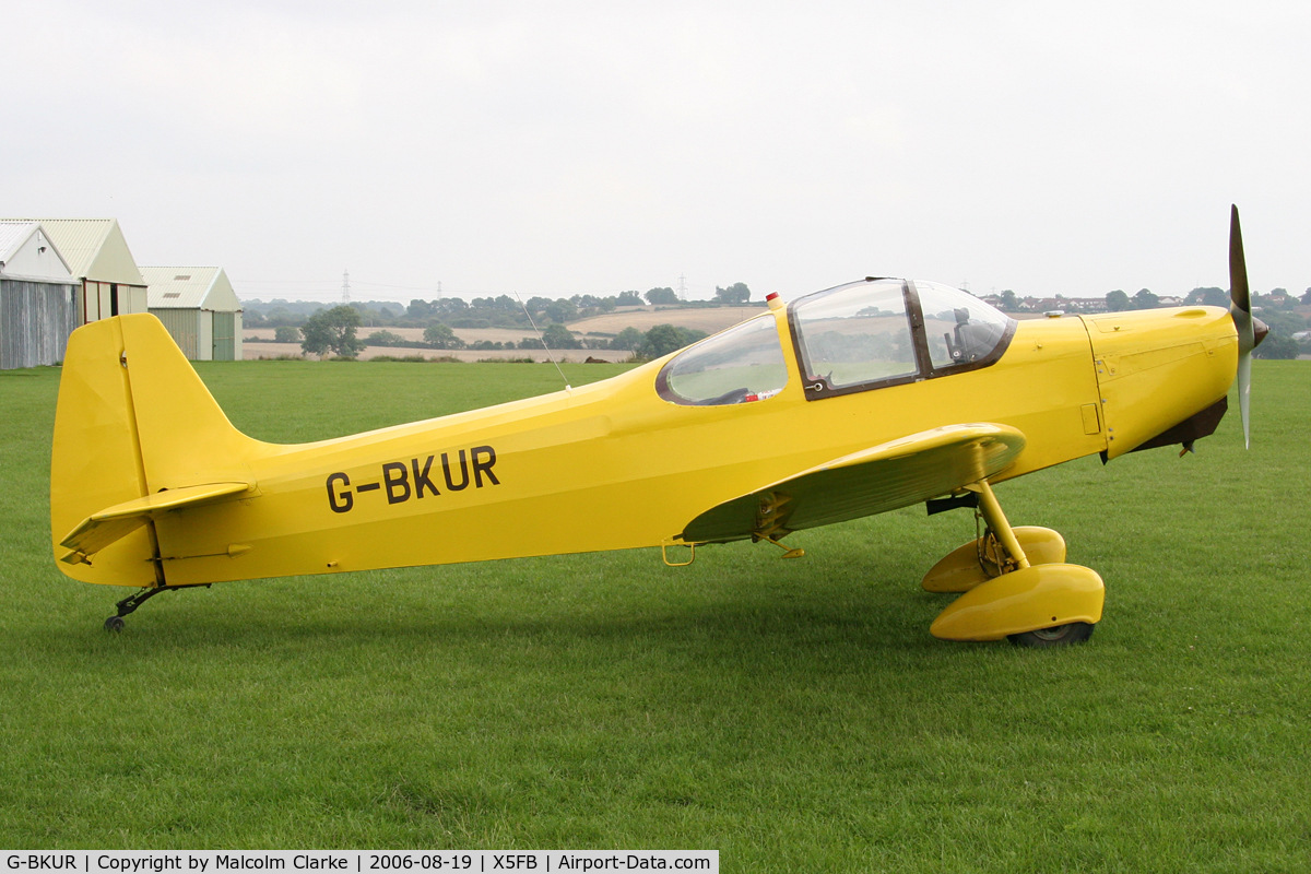 G-BKUR, 1959 Piel CP-301A Emeraude C/N 280, Piel CP-301A Emeraude, Fishburn Airfield, UK, August 2006.