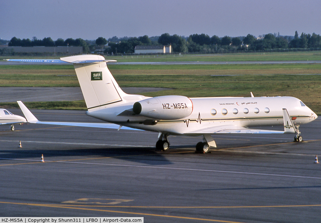 HZ-MS5A, 2001 Gulfstream Aerospace 5 C/N 644, Parked at the General Aviation area...