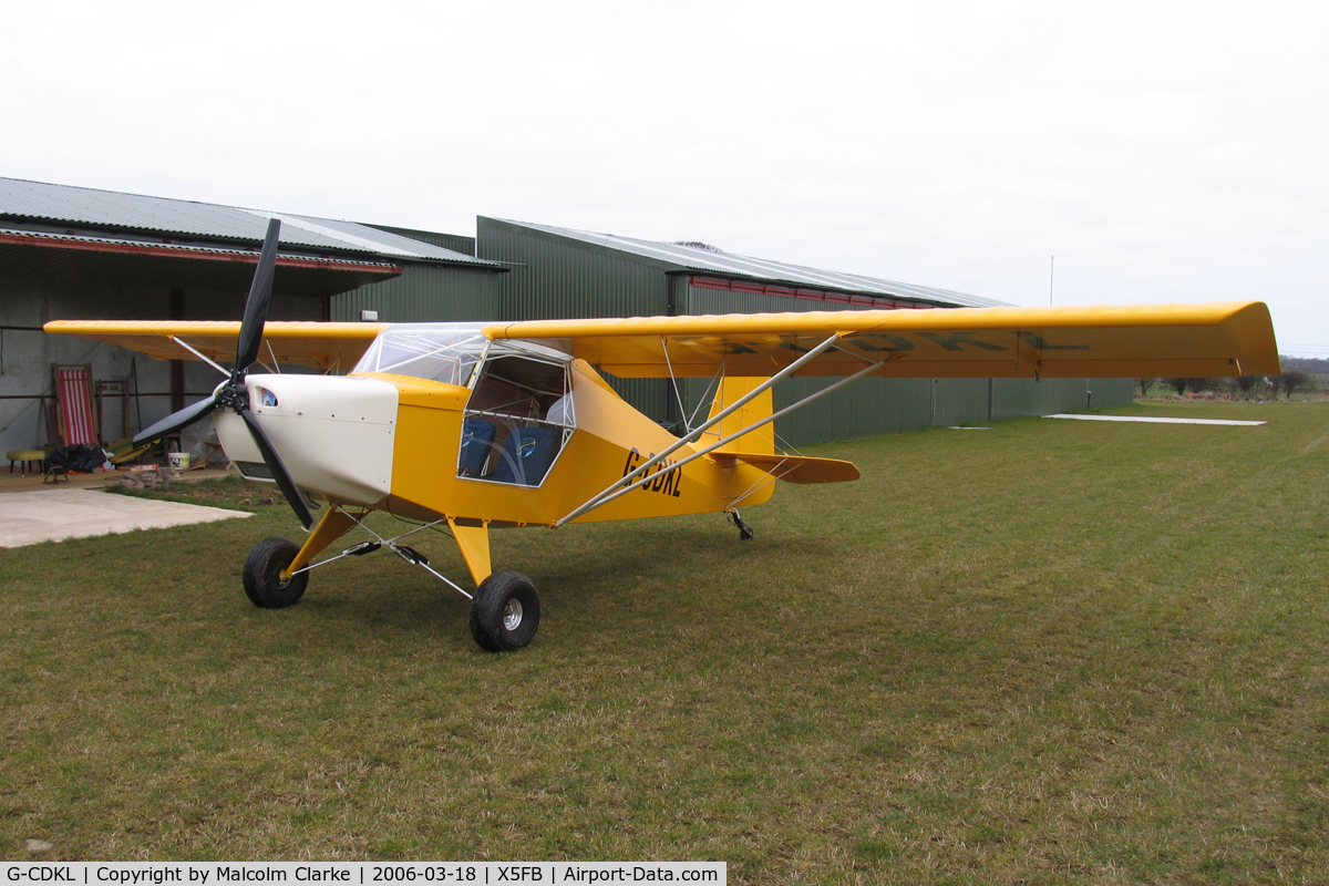 G-CDKL, 2005 Reality Escapade 912(2) C/N BMAA/HB/359, Reality Escapade 912-2, Fishburn Airfield, March 2006.