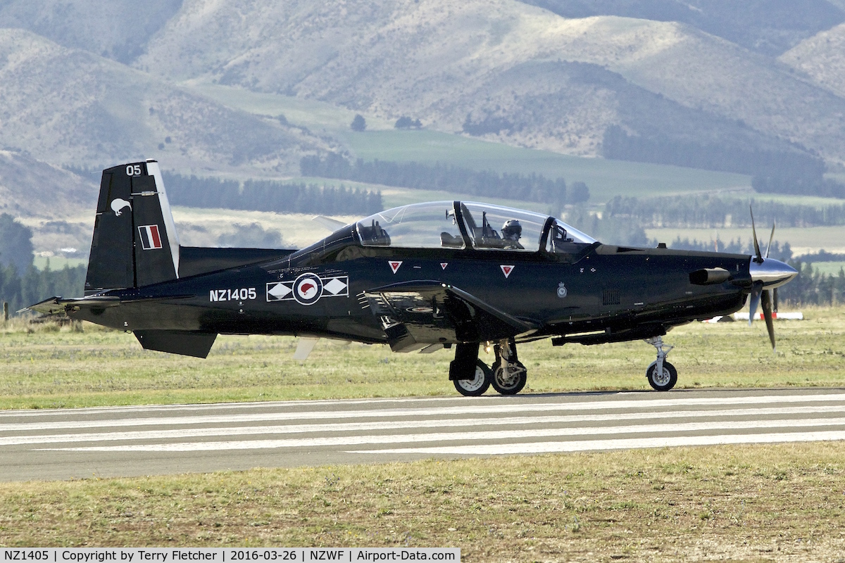 NZ1405, 2014 Raytheon T-6C Texan II C/N PM-43, At 2016 Warbirds Over Wanaka Airshow , Otago , New Zealand