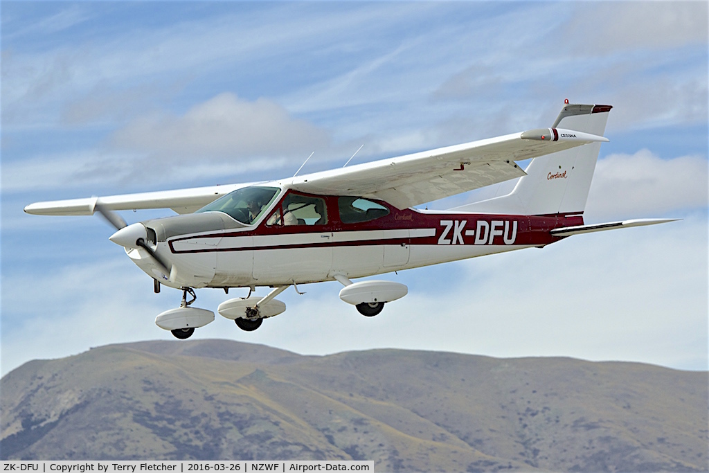 ZK-DFU, 1972 Cessna 177B Cardinal C/N 17701663, At Wanaka