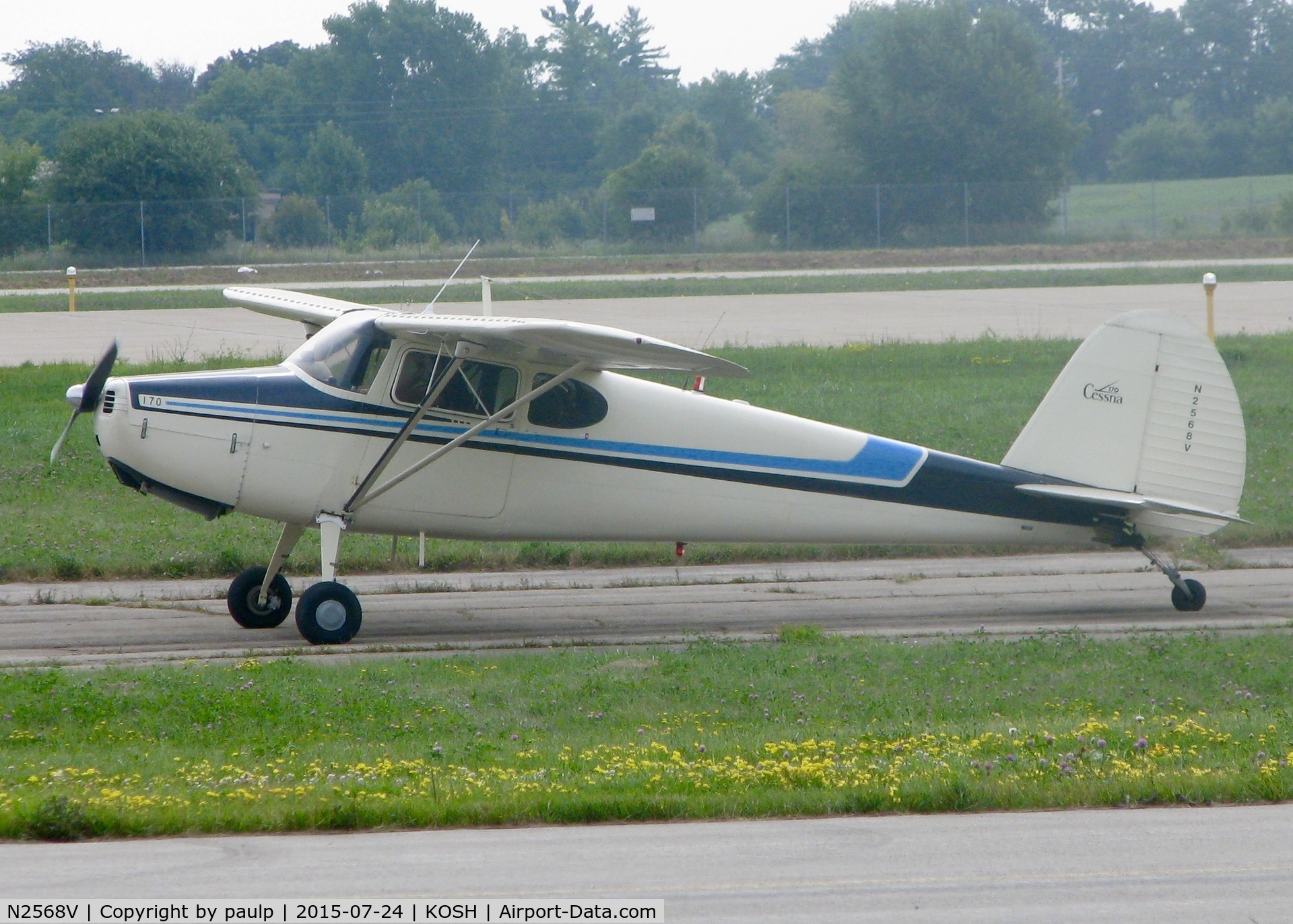 N2568V, 1948 Cessna 170 C/N 18073, At AirVenture.