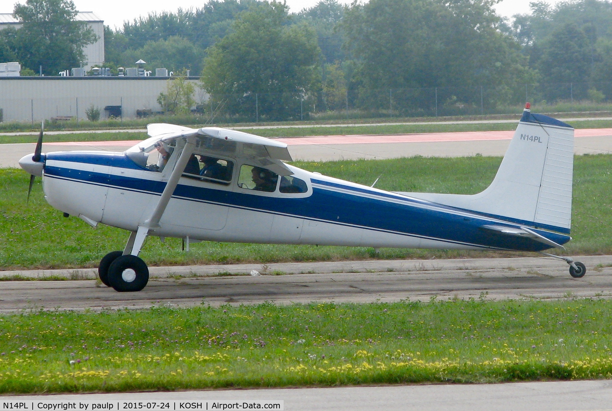 N14PL, 1966 Cessna 180H Skywagon C/N 18051711, At AirVenture.