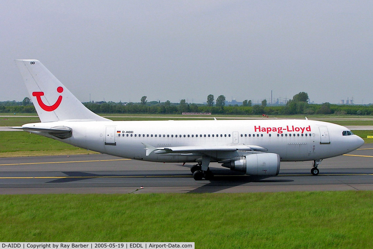D-AIDD, 1989 Airbus A310-304 C/N 488, Airbus A310-304 [488] (Hapag-Lloyd) Dusseldorf-International~D 19/05/2005