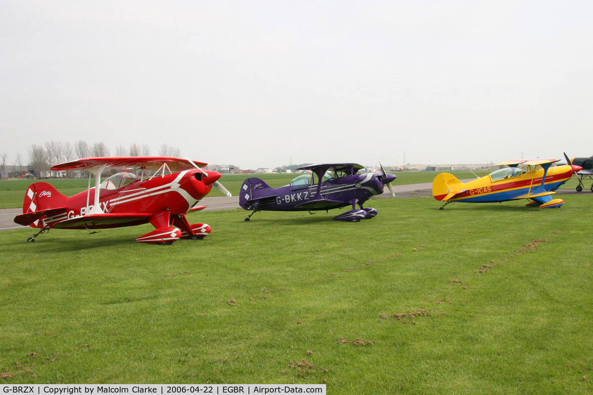 G-BRZX, 1984 Pitts S-1S Special C/N 711-H, Pitts S-1S, Breighton Airfield, April 2006.