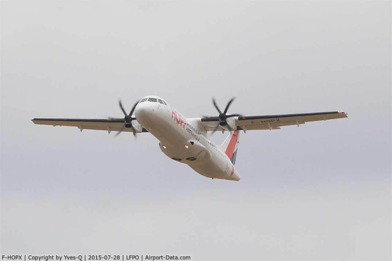 F-HOPX, 2015 ATR 72-600 (72-212A) C/N 1257, ATR 72-600, Take off rwy 24, Paris-Orly Airport (LFPO-ORY)