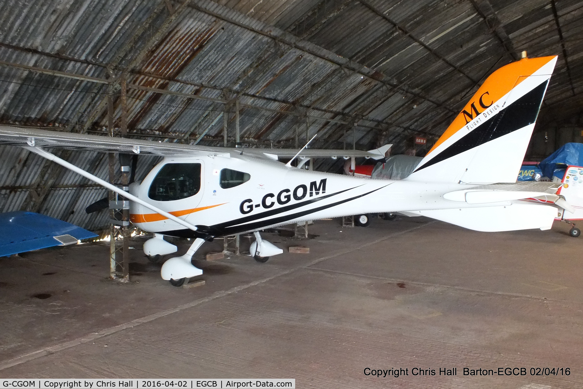 G-CGOM, 2010 Flight Design MC C/N A-10-04-31, Barton resident