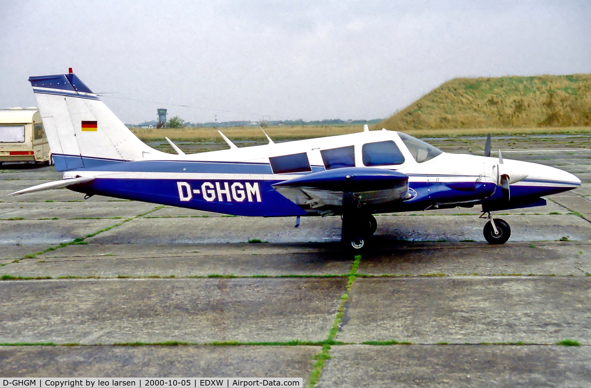D-GHGM, Piper PA-34-200 C/N 34-7250157, Sylt Germany 5.10.00