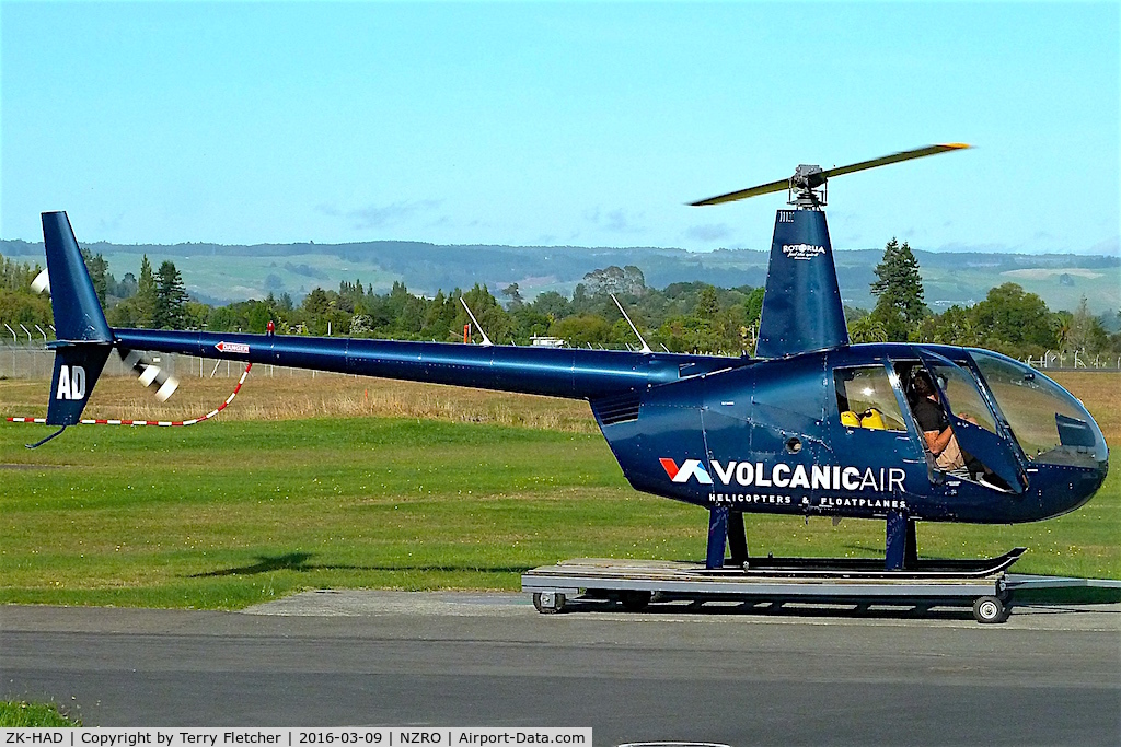 ZK-HAD, 2007 Robinson R44 II C/N 11986, At Rotorua