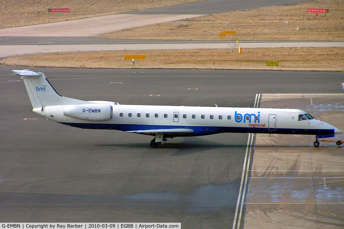 G-EMBN, 2000 Embraer EMB-145EP (ERJ-145EP) C/N 145201, Embraer ERJ-145EP [145201] (bmi Regional) Birmingham Int'l~G 09/03/2010