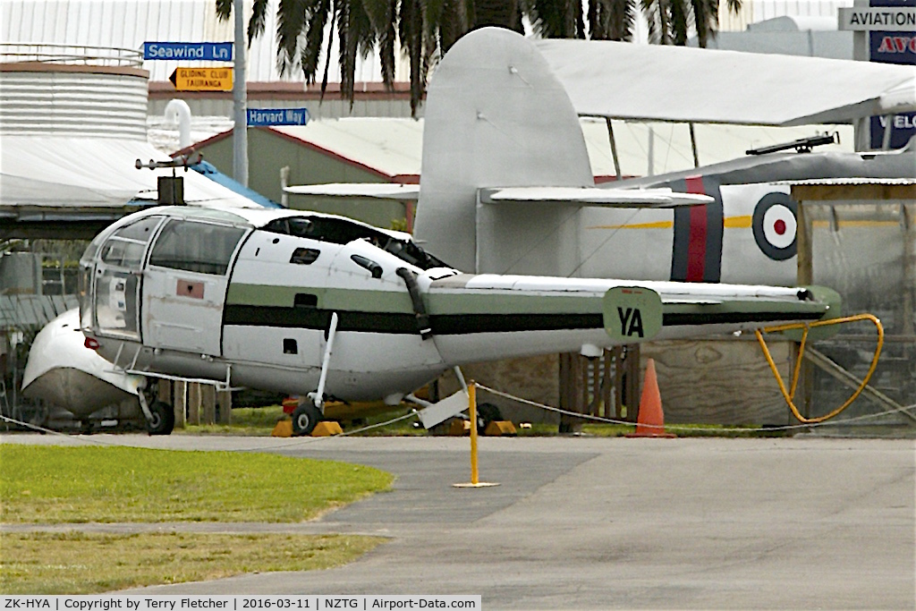 ZK-HYA, Aerospatiale SA-316C Alouette III C/N 2001, At Tauranga