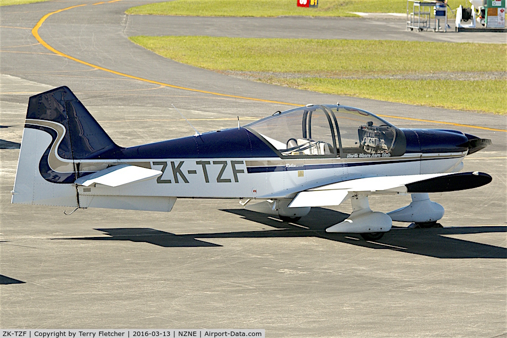 ZK-TZF, Robin R-2160 Alpha Sport C/N 360, At North Shore Aerodrome, North Island , New Zealand