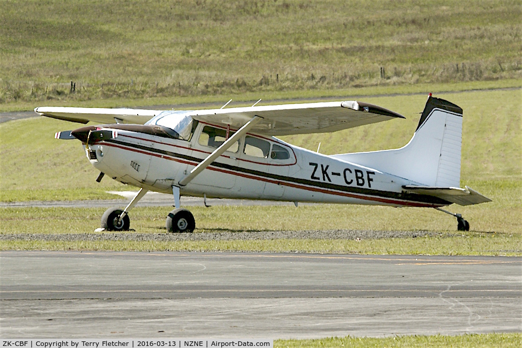 ZK-CBF, 1976 Cessna A185F Skywagon 185 C/N 18503210, At North Shore Aerodrome, North Island , New Zealand