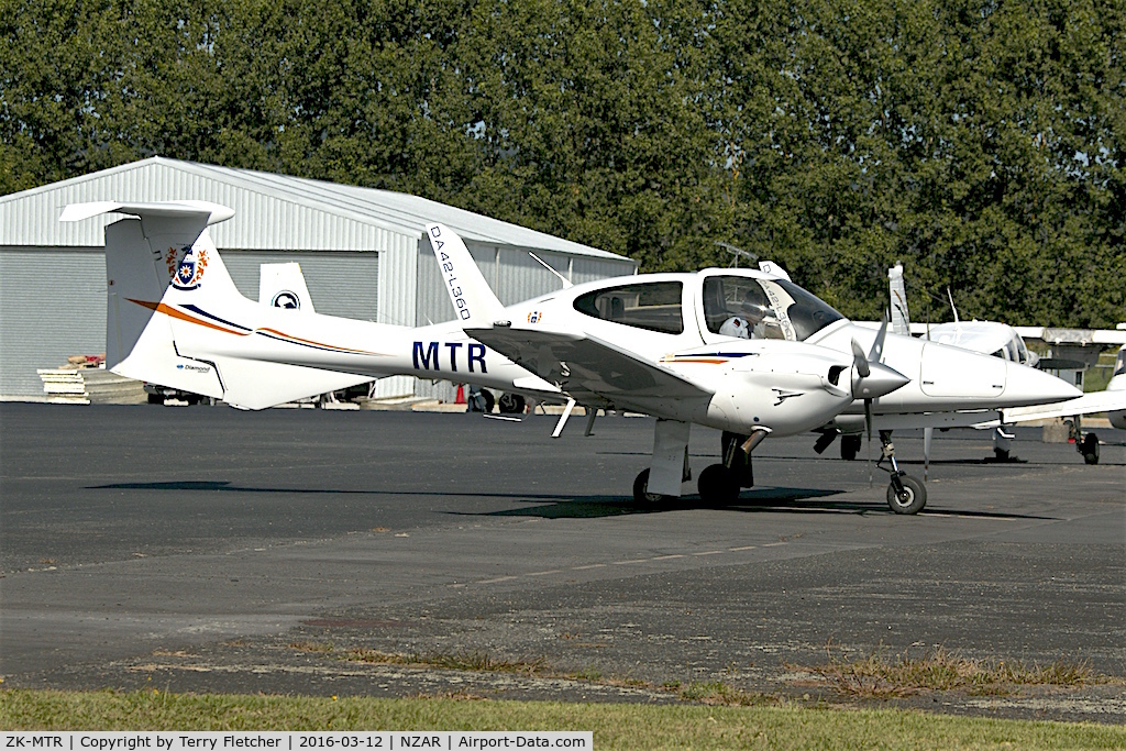 ZK-MTR, Diamond DA-42 Twin Star Twin Star C/N 42.AC142, At Ardmore Airport , Auckland , North Island , New Zealand