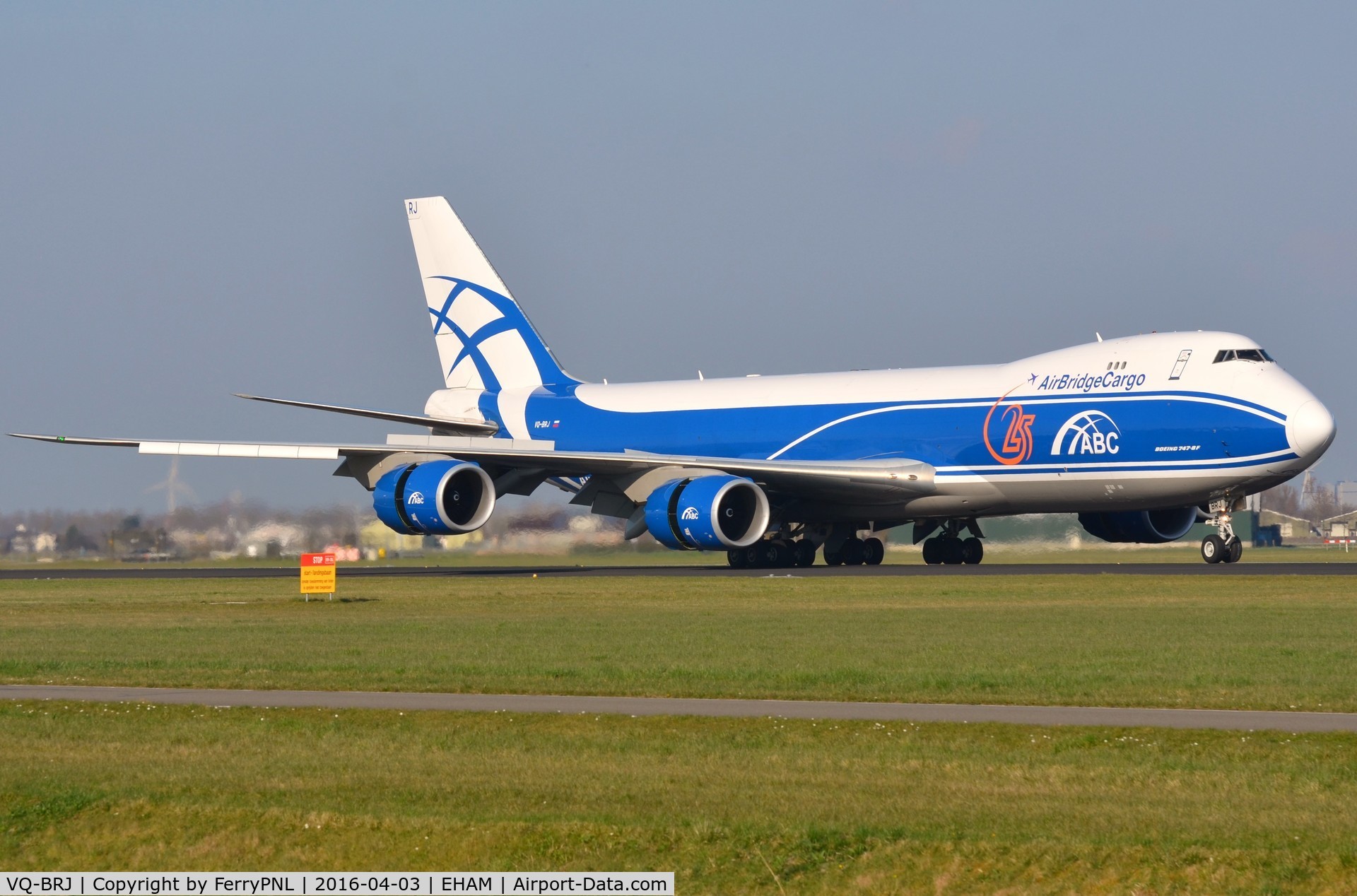VQ-BRJ, 2013 Boeing 747-8HVF C/N 37670, ABC B748 Freighter arriving in AMS from the USA, Chicago.