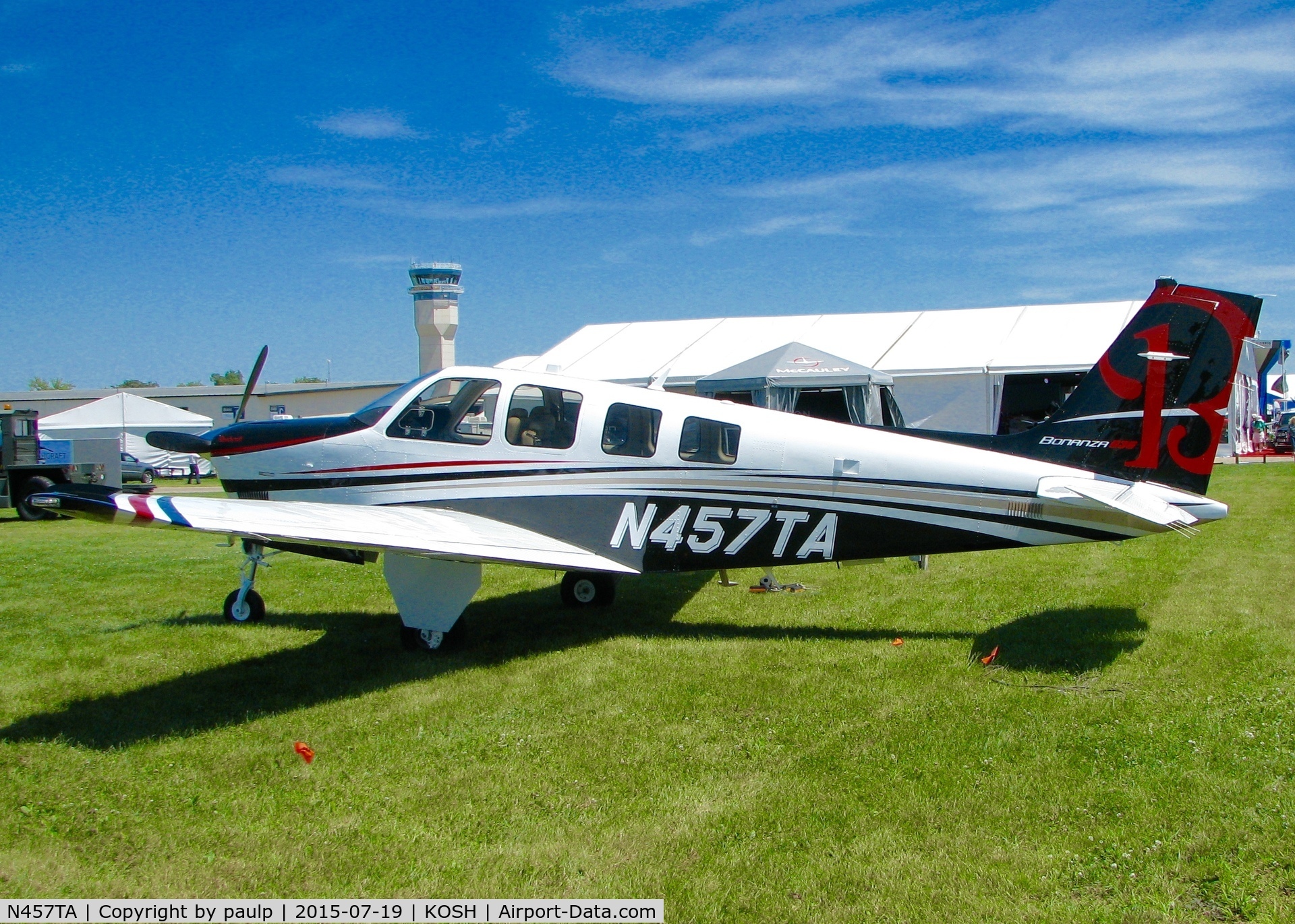 N457TA, 2015 Beechcraft G36 Bonanza C/N E-4057, At AirVenture.