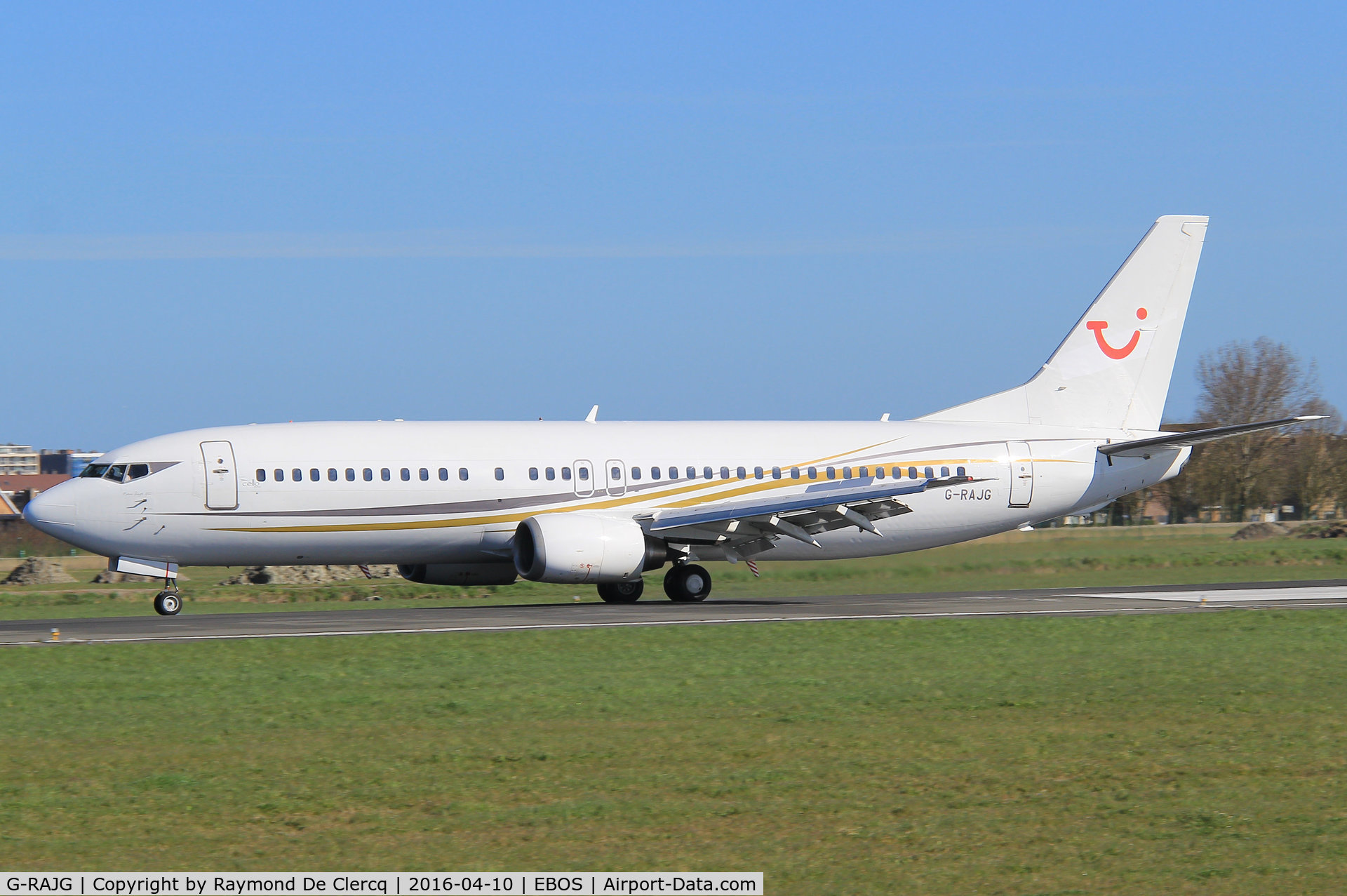 G-RAJG, 1992 Boeing 737-476 C/N 24439, G-RAJG is flying this summer season for TUI / Jetairfly from Ostend airport.