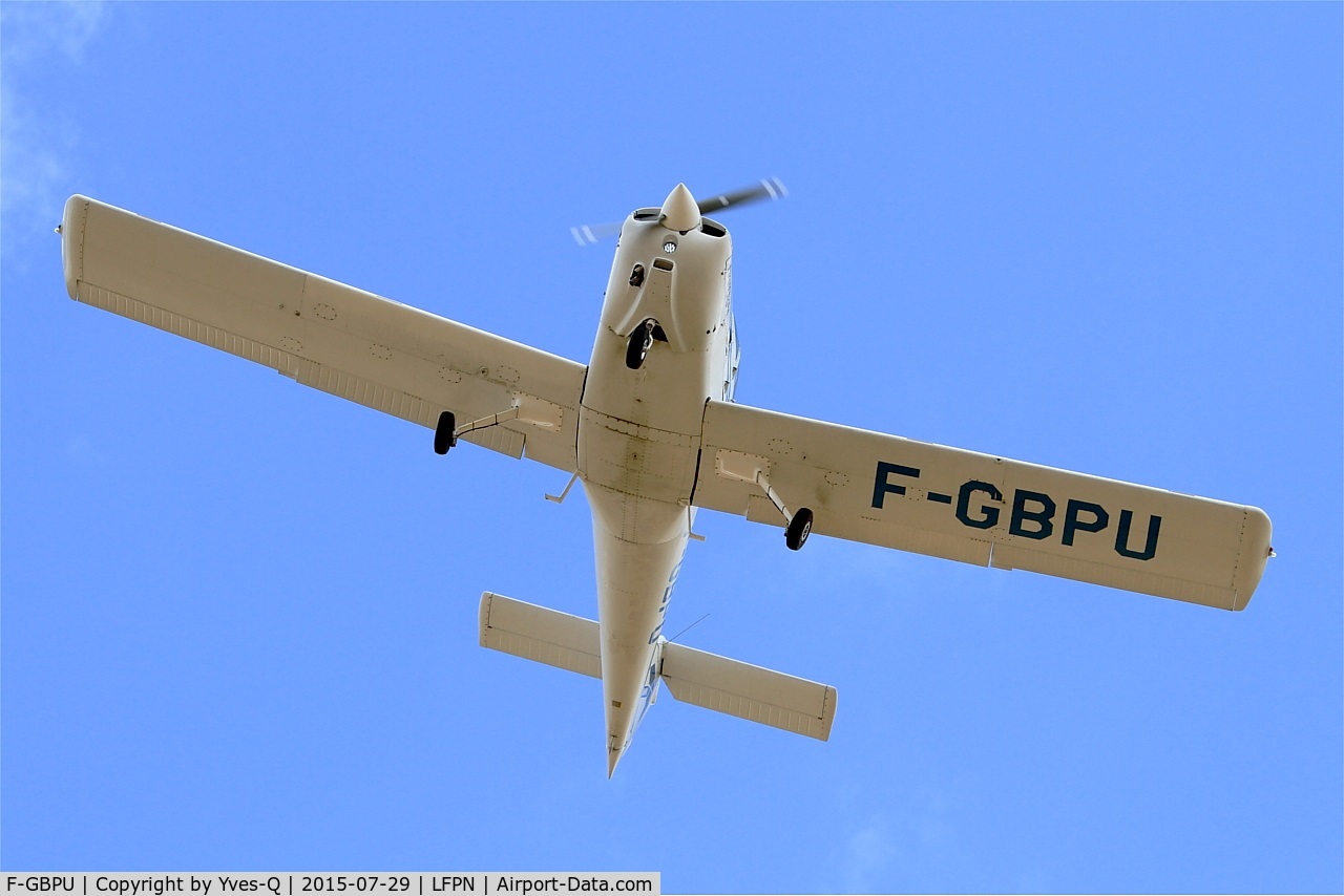 F-GBPU, Piper PA-38-112 Tomahawk Tomahawk C/N 3879A1105, Piper PA-38-112 Tomahawk, Short approach rwy 25L, Toussus-Le-Noble airport (LFPN-TNF)