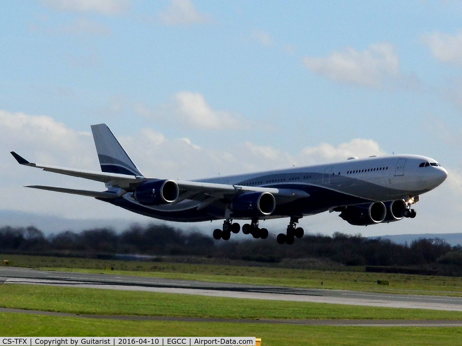 CS-TFX, 2008 Airbus A340-541 C/N 912, At Manchester