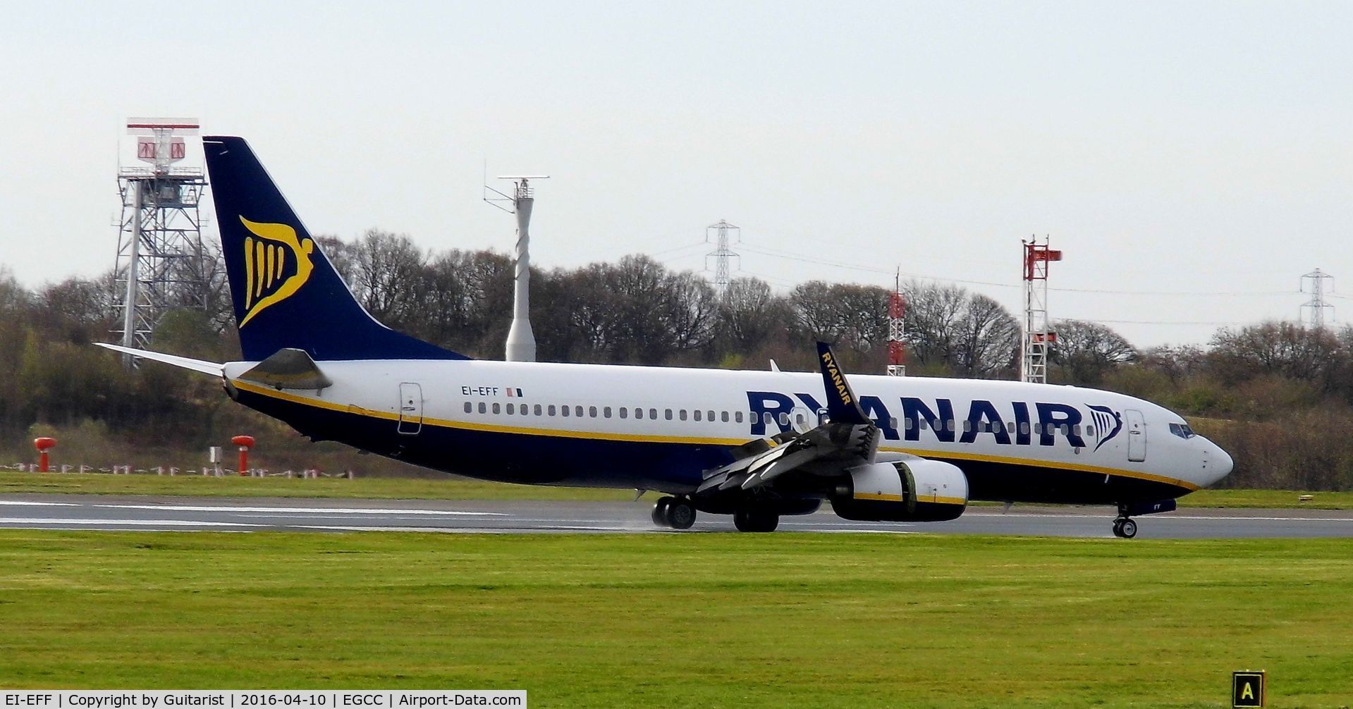 EI-EFF, 2009 Boeing 737-8AS C/N 35016, At Manchester