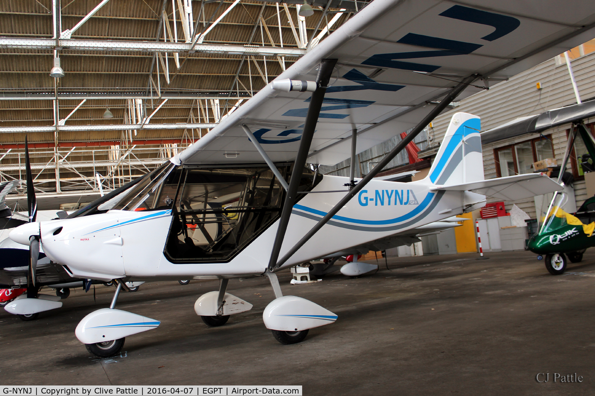 G-NYNJ, 2013 Skyranger Nynja 912S(1) C/N BMAA/HB/643, Hangared at Perth (Scone) airfield EGPT