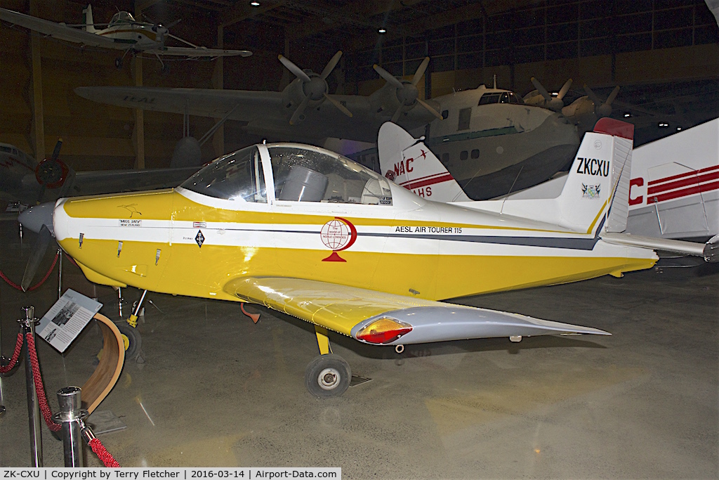ZK-CXU, Victa Airtourer 115 C/N 521, Displayed at the Museum of Transport and Technology (MOTAT) in Auckland , New Zealand