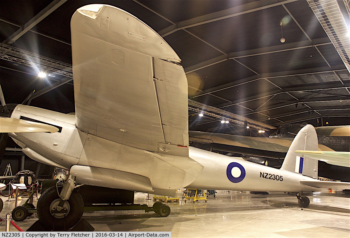 NZ2305, 1946 De Havilland DH-98 Mosquito T.43 C/N A52-1053, Displayed at the Museum of Transport and Technology (MOTAT) in Auckland , New Zealand