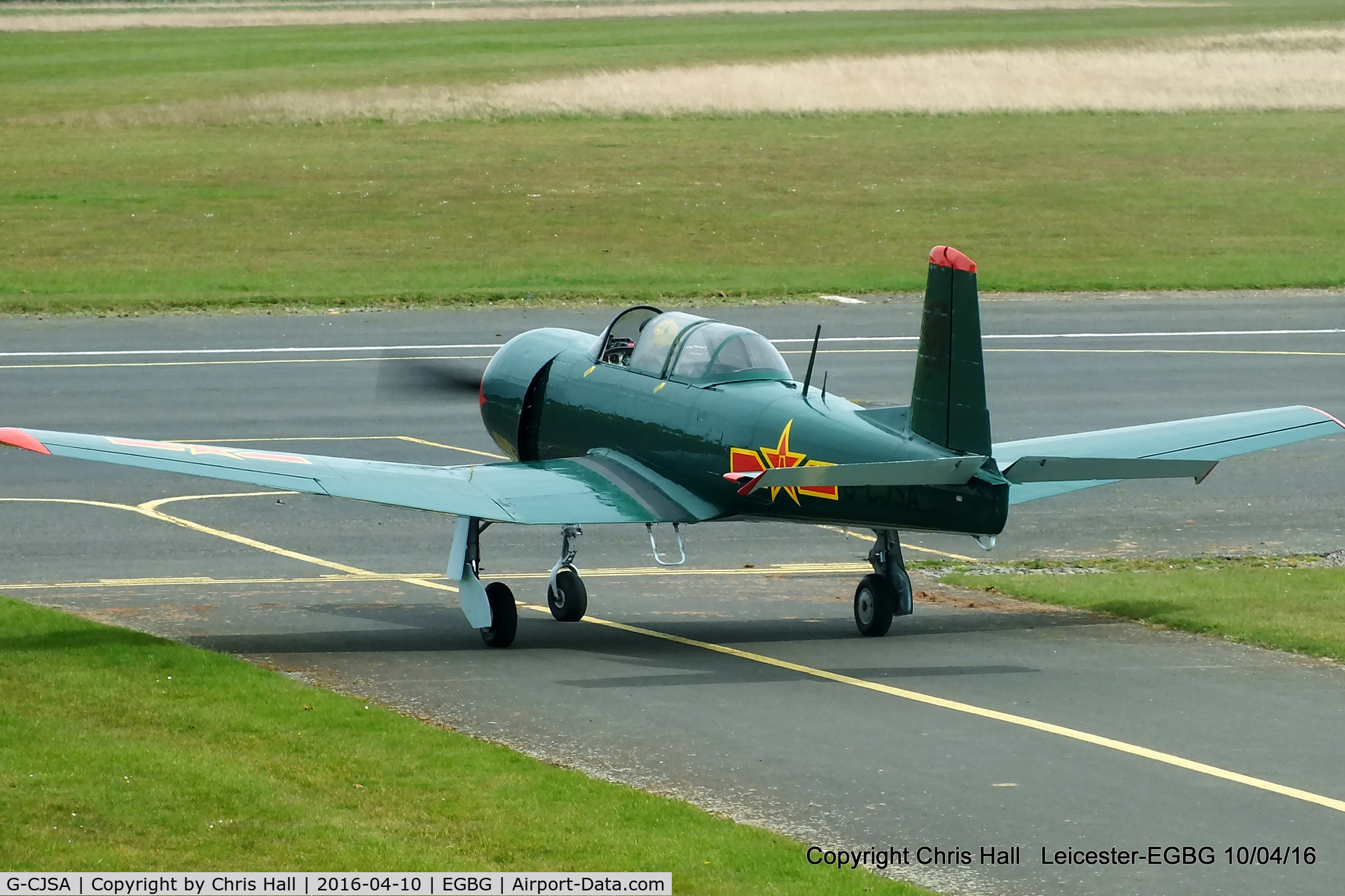 G-CJSA, Nanchang CJ-6A Chujiao C/N 3151215, at Leicester