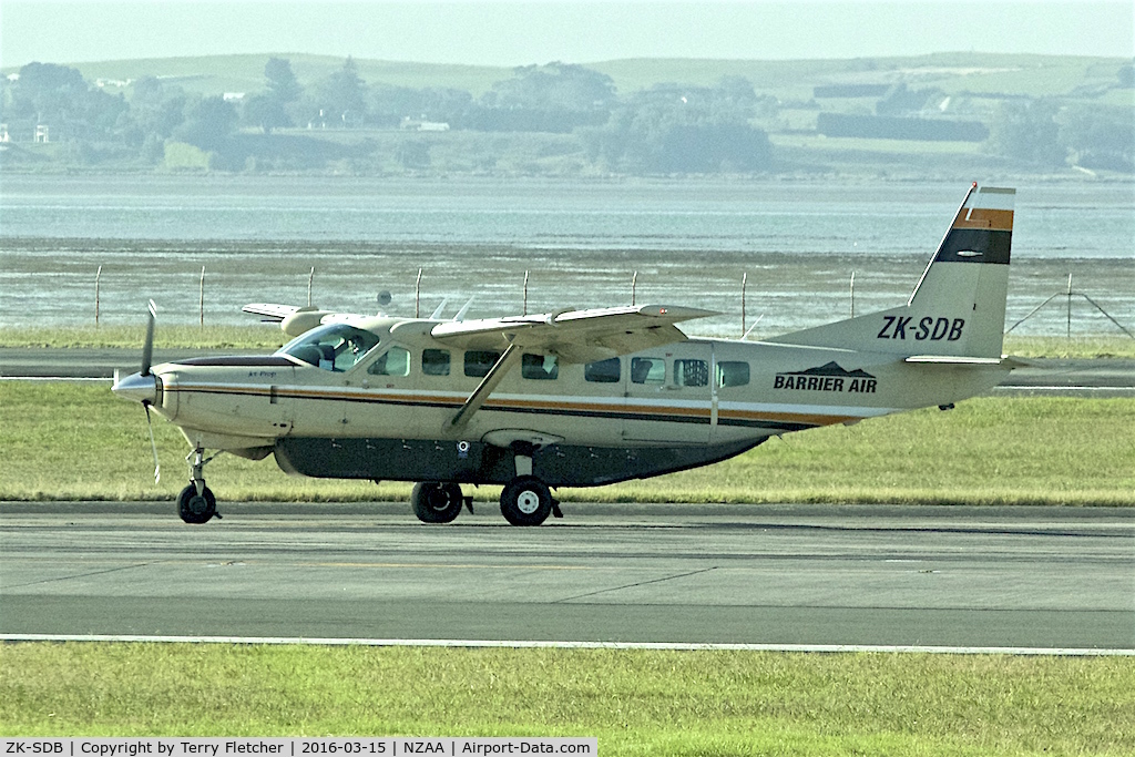 ZK-SDB, 2009 Cessna 208B Grand Caravan C/N 208B2089, At Auckland International