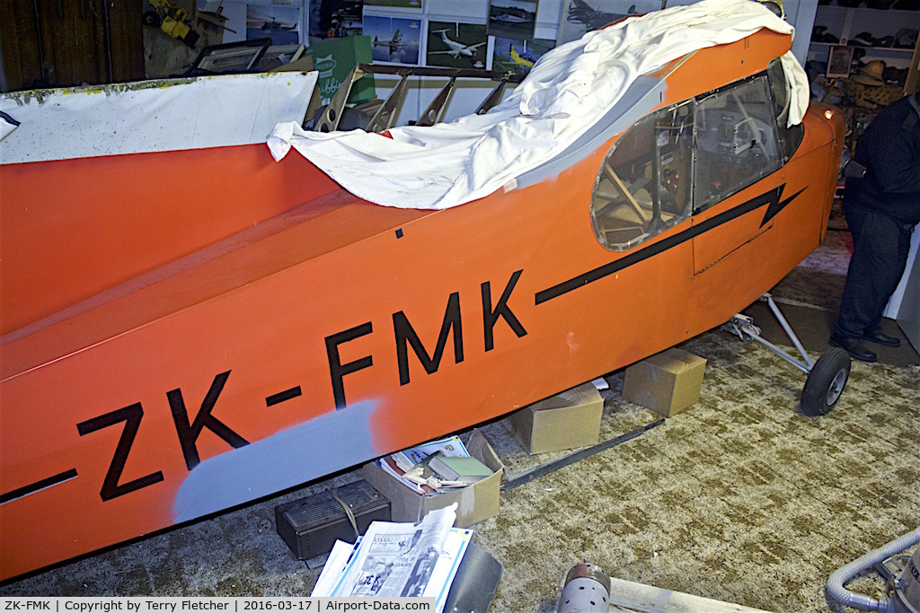 ZK-FMK, Fisher FP-202 Koala C/N MAANZ/362, At the Gore Air Force and Ag Museum , 43 , Maitland Street , East Gore , South Island , New Zealand