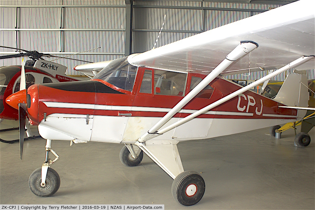 ZK-CPJ, Piper PA-22-150 C/N 22-3592, At Ashburton , South Island , New Zealand