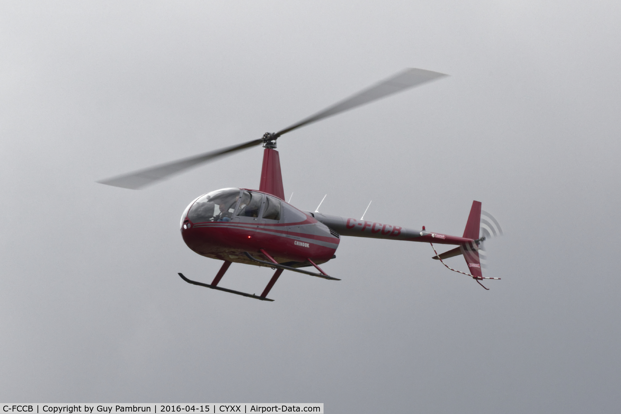 C-FCCB, 2006 Robinson R44 II C/N 11368, Landing
