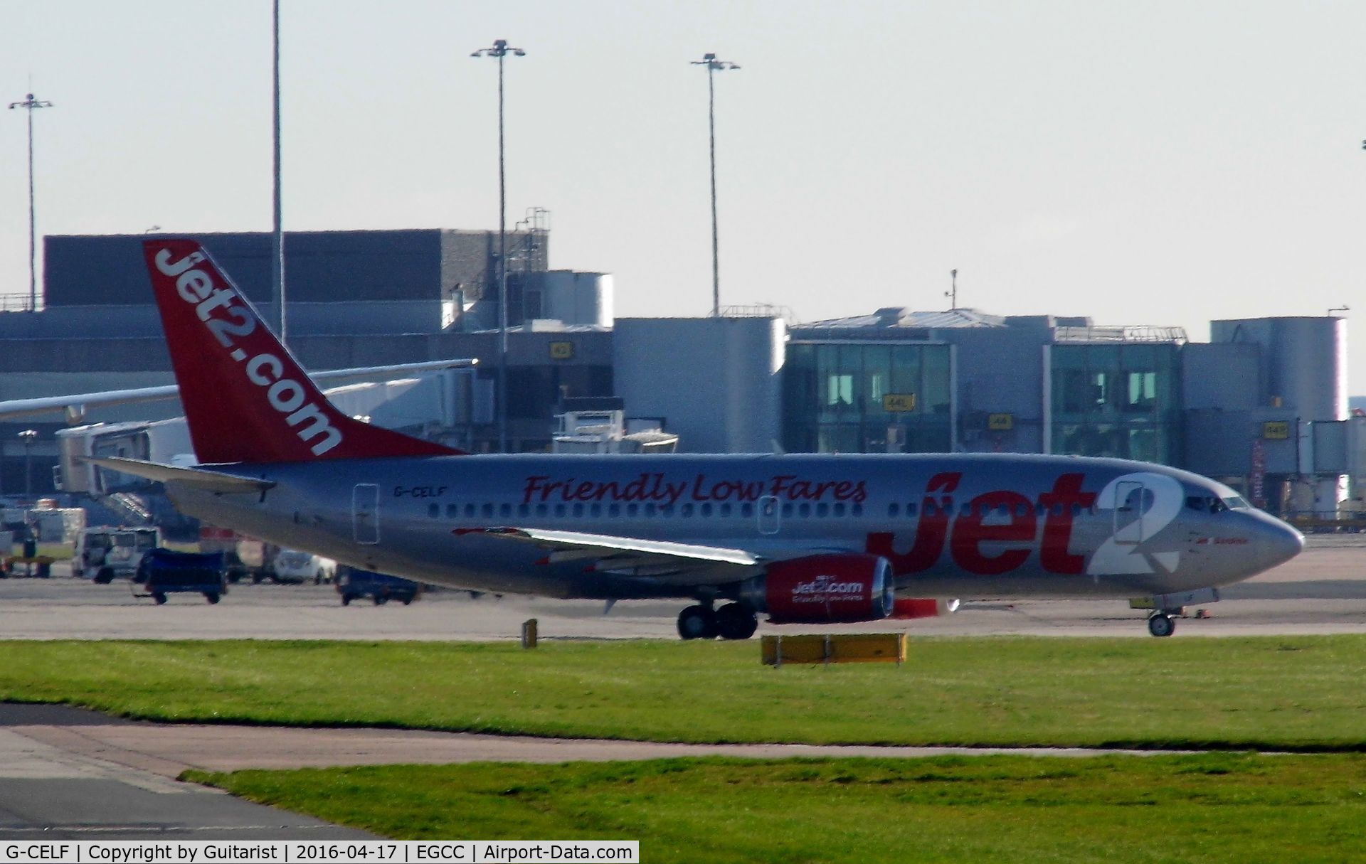 G-CELF, 1988 Boeing 737-377 C/N 24302, At Manchester