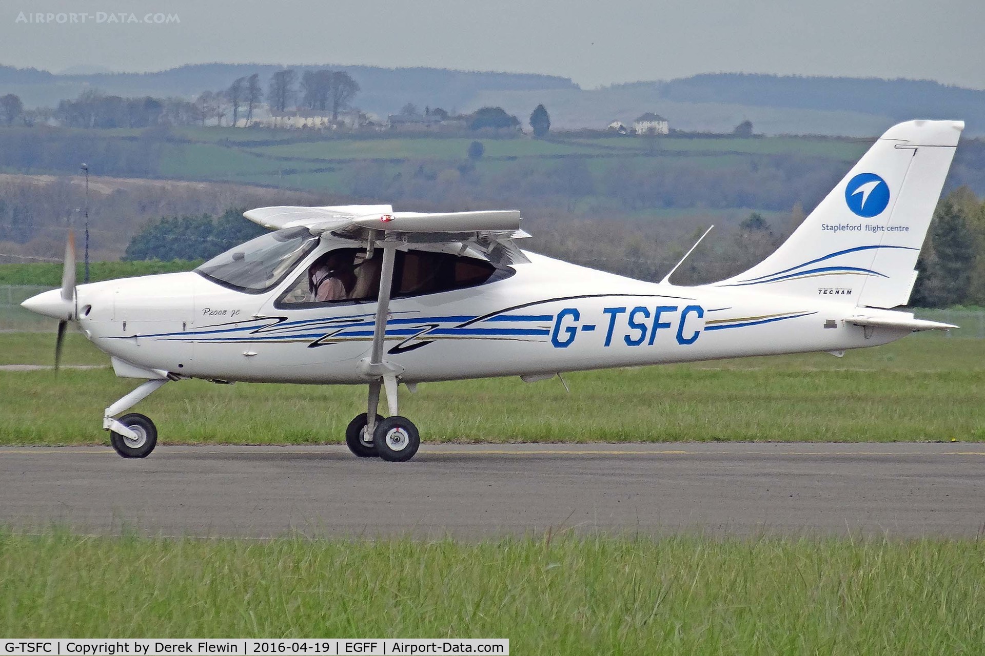 G-TSFC, 2015 Tecnam P-2008JC C/N 1047, P-2008JC, Stapleford Flight Centre Stapleford Aerdrome based, taxxing in.