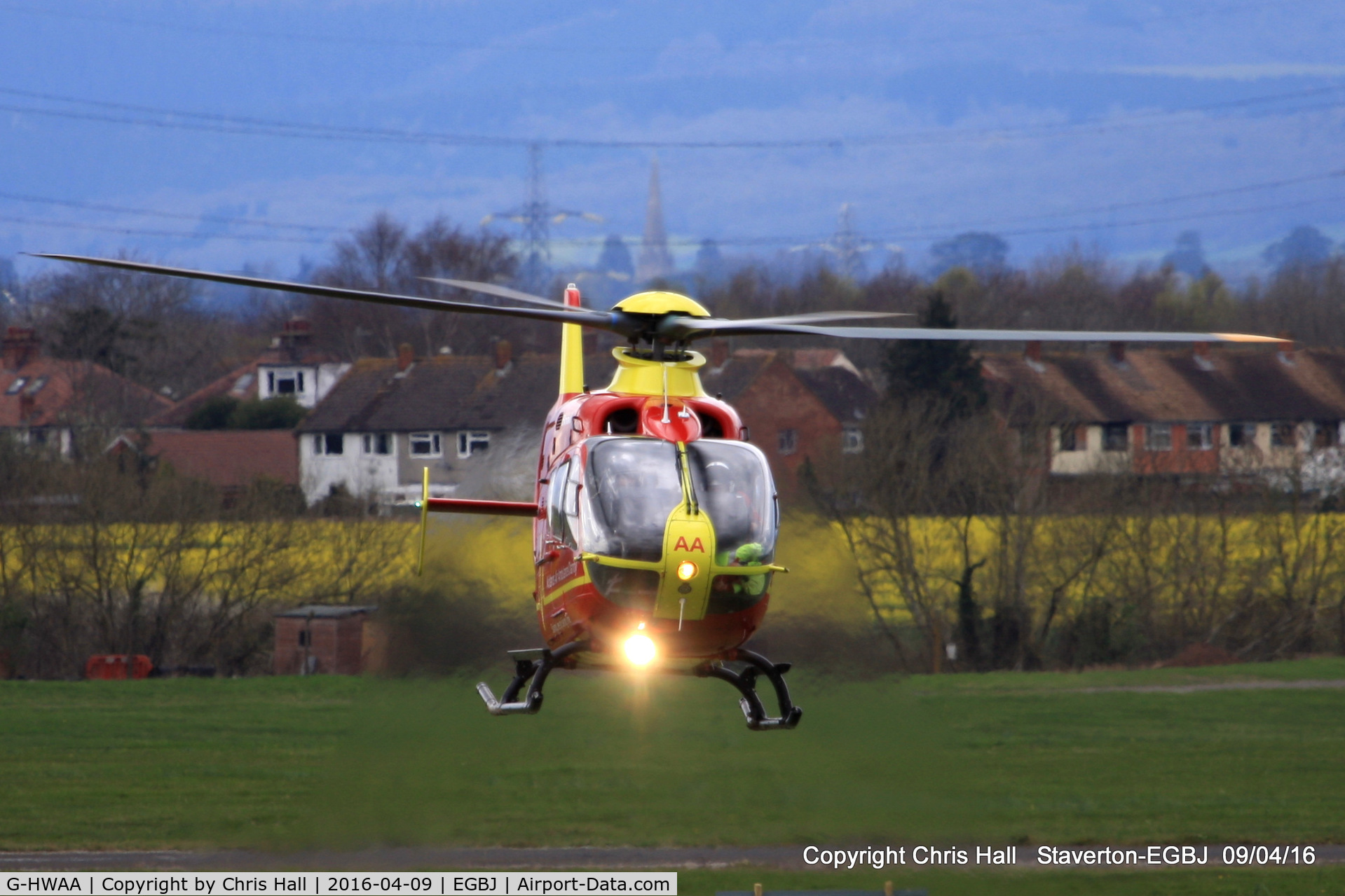 G-HWAA, 2005 Eurocopter EC-135T-2 C/N 0375, at Staverton