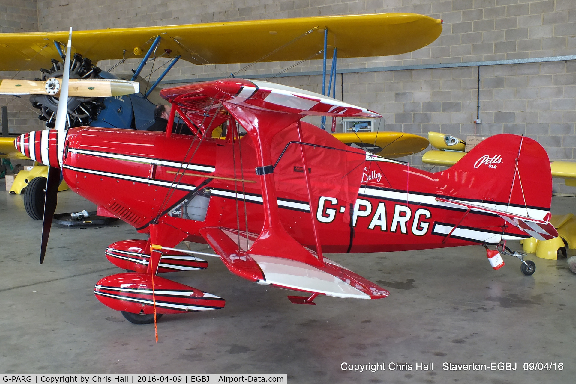 G-PARG, 1971 Pitts S-1S Special C/N 19528-1, Staverton resident