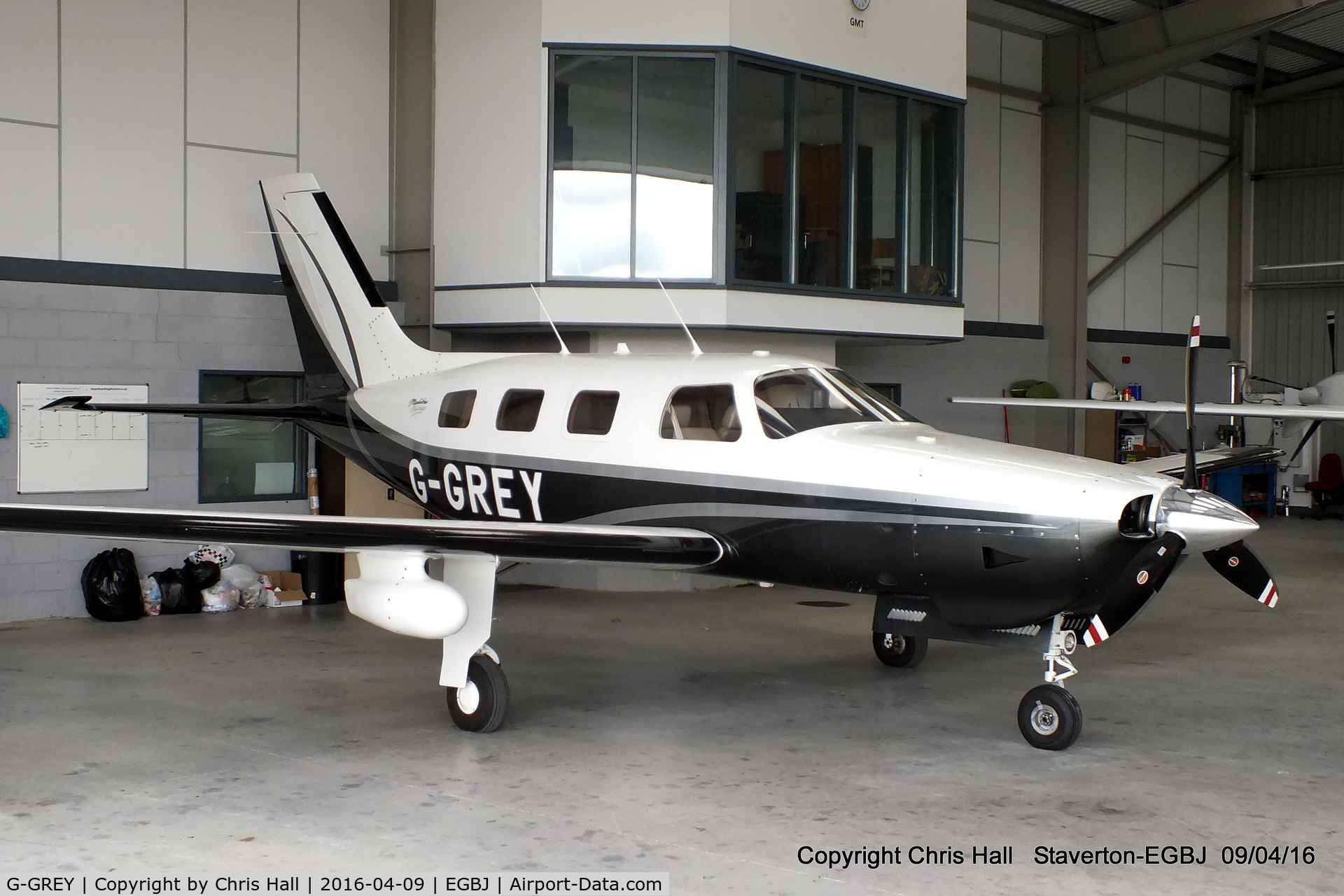 G-GREY, 1998 Piper PA-46-350P Malibu Mirage C/N 4636155, Staverton resident