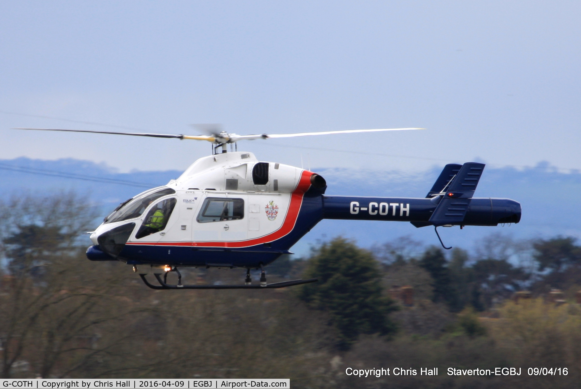 G-COTH, 2001 MD Helicopters MD-900 Explorer C/N 900-00085, at Staverton