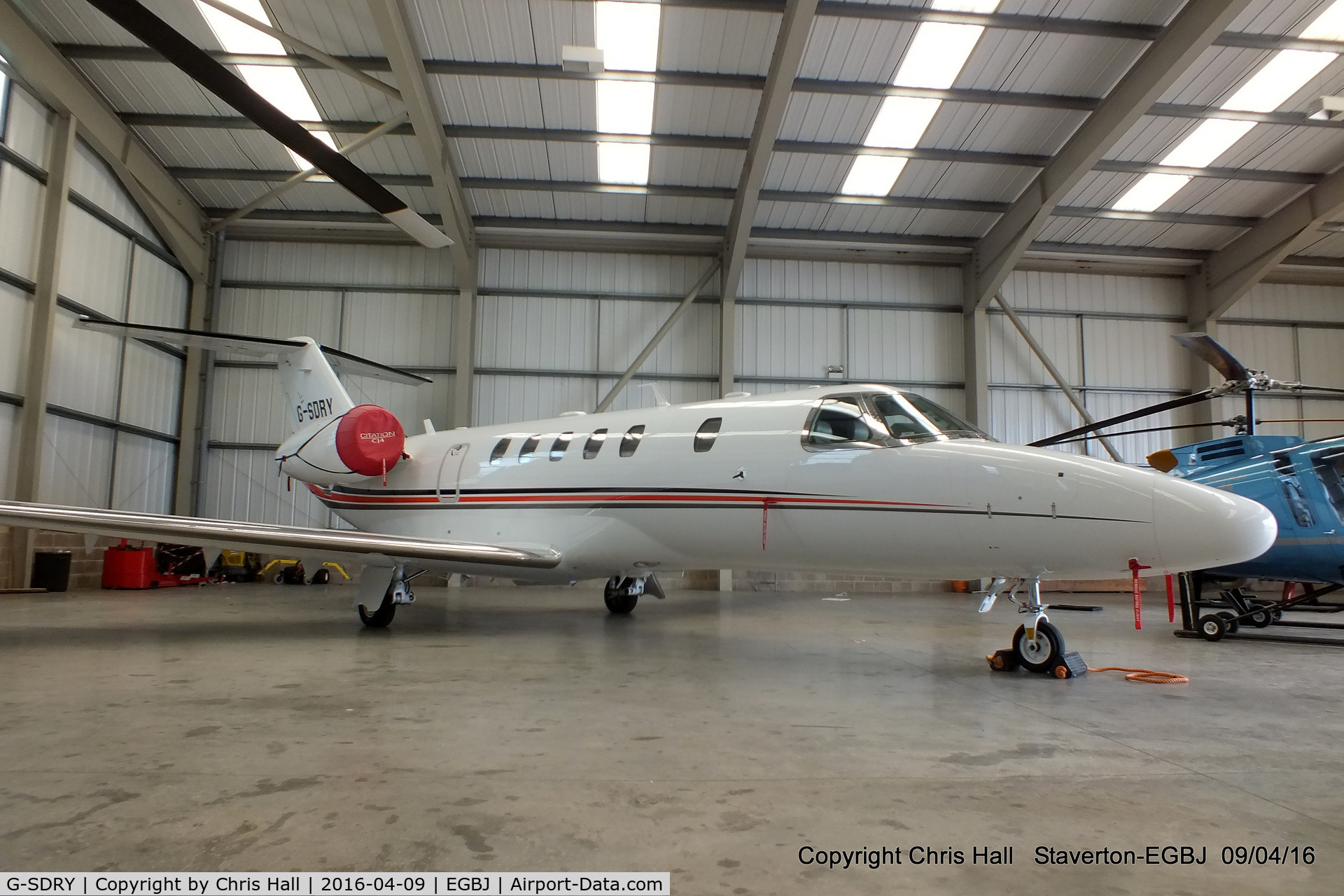 G-SDRY, 2013 Cessna 525C CitationJet CJ4 C/N 525C-0134, at Staverton