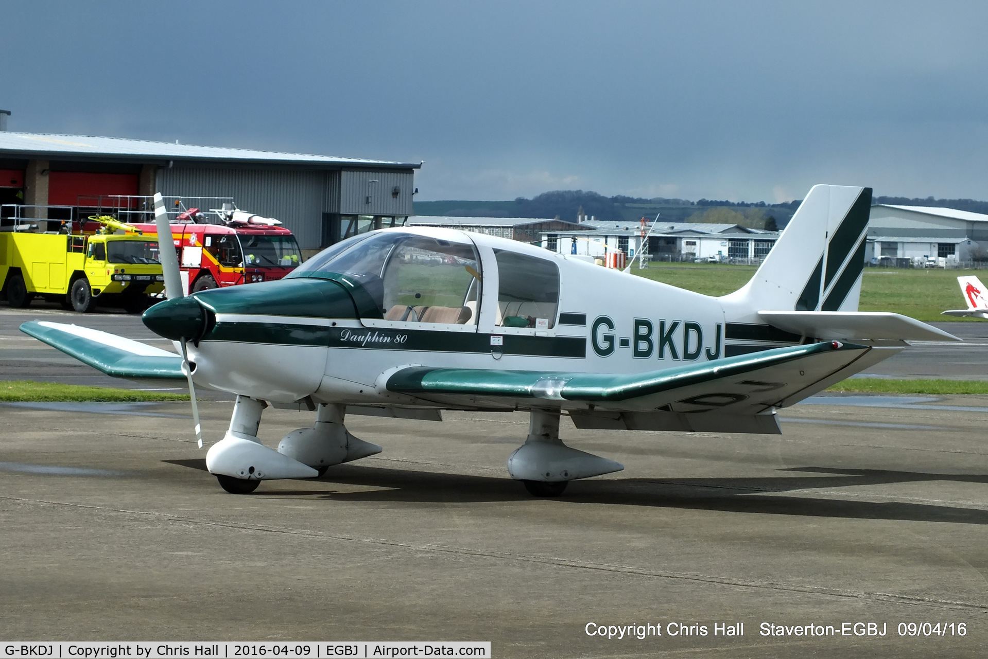 G-BKDJ, 1982 Robin DR-400-120 Dauphin 80 C/N 1584, at Staverton