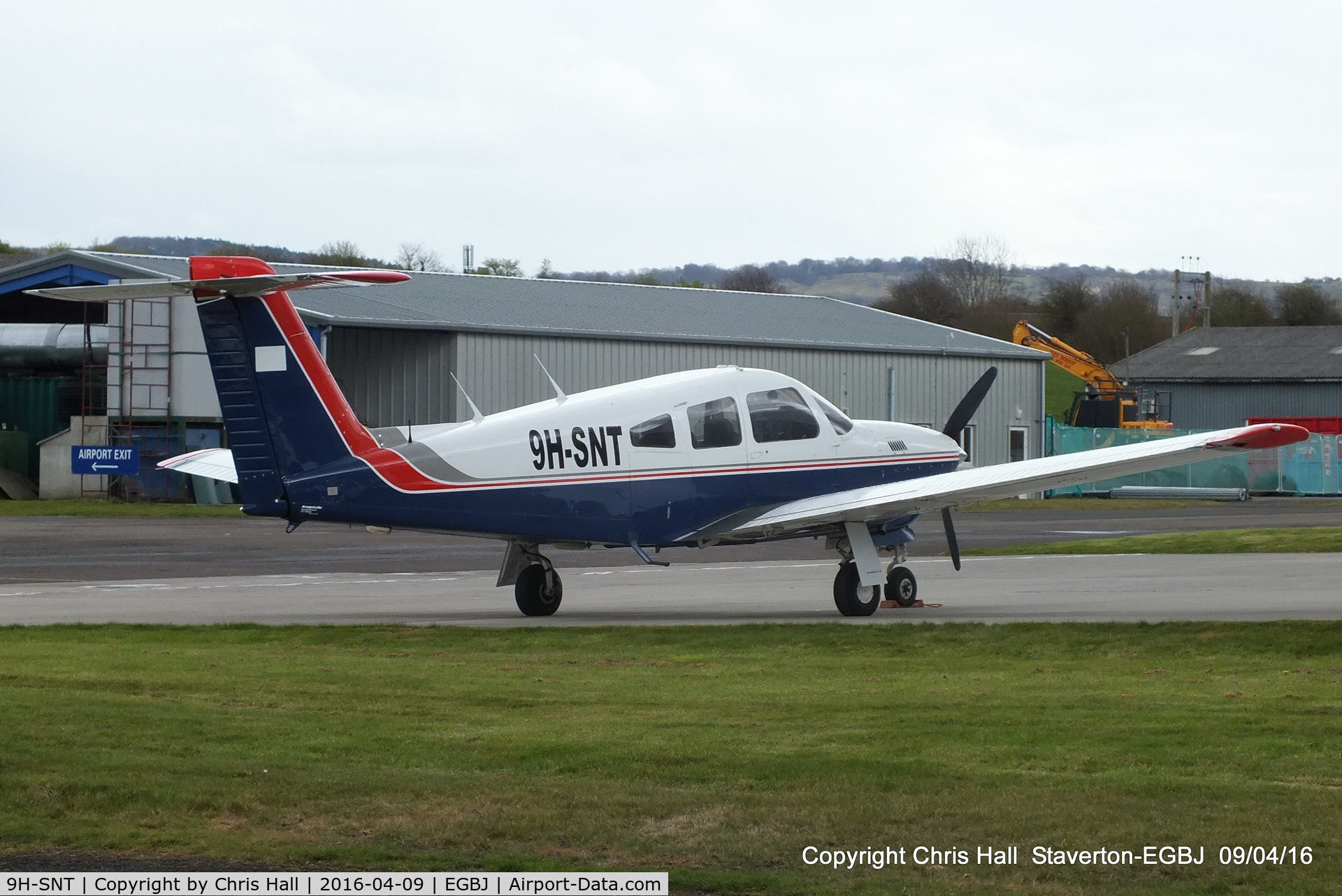 9H-SNT, 1980 Piper PA-28RT-201T Arrow IV C/N 28R8031016, at Staverton