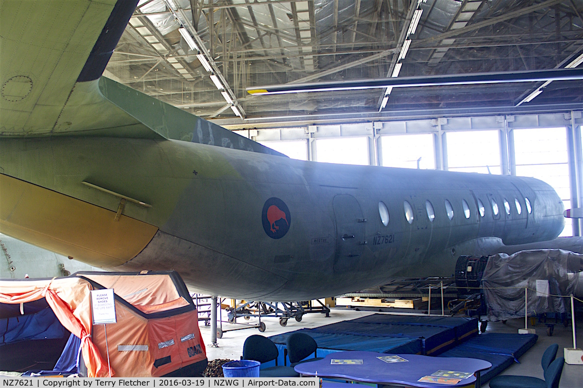 NZ7621, 1966 Hawker Siddeley HS-780 Andover C1 C/N Set 7, At RNZAF Museum at Wigram
