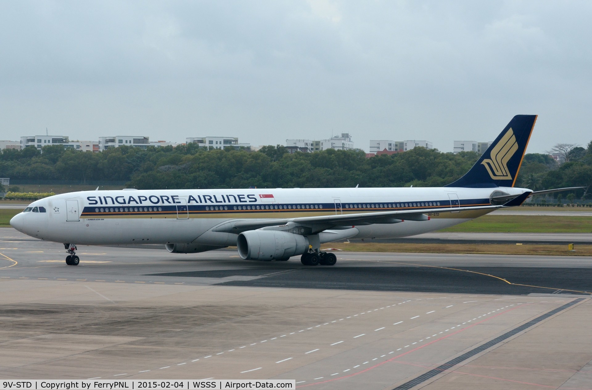 9V-STD, 2009 Airbus A330-343 C/N 997, Singapore A333 just landed.
