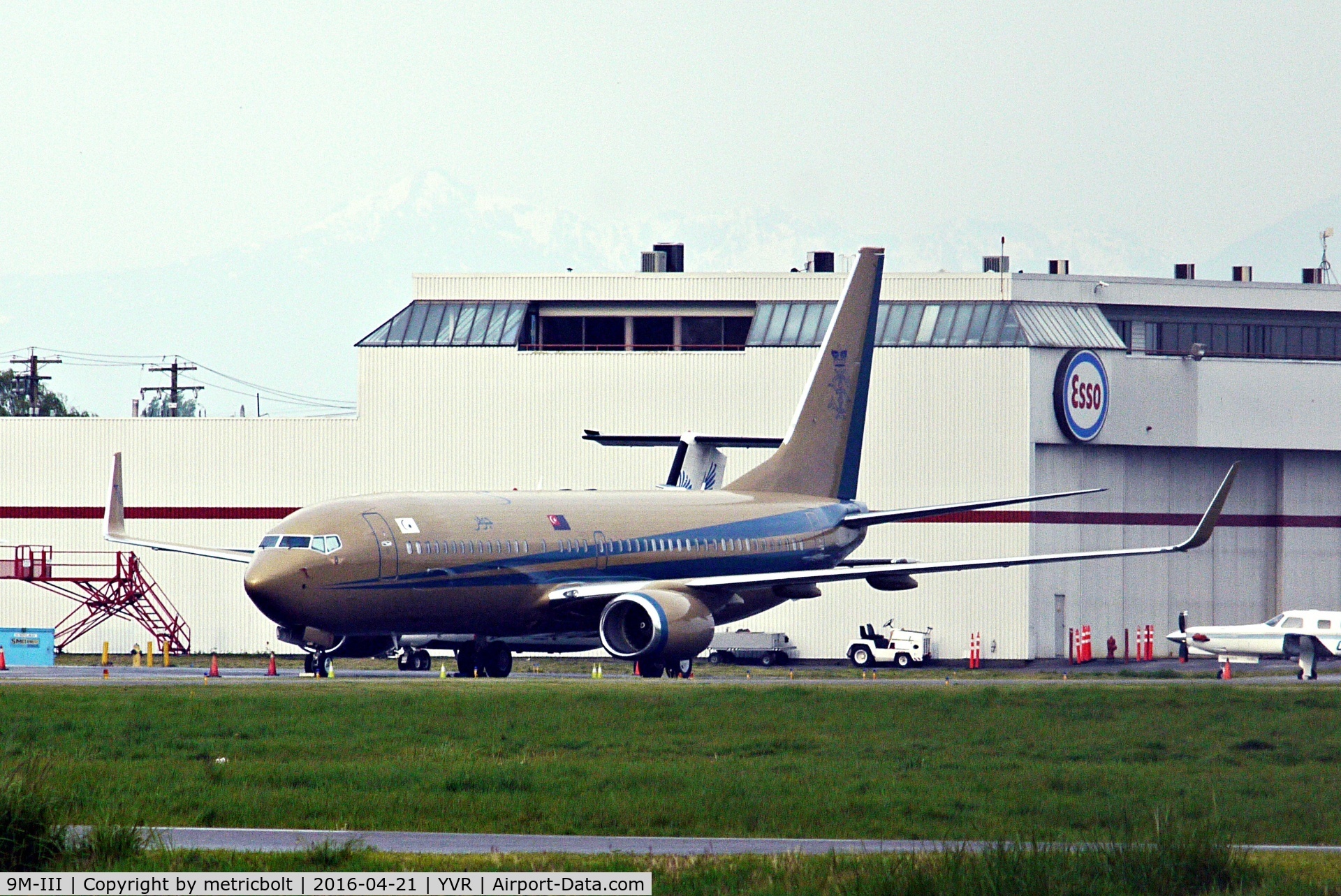 9M-III, 2014 Boeing 737-82Z C/N 60686, Sultan of Johore visit to Vancouver