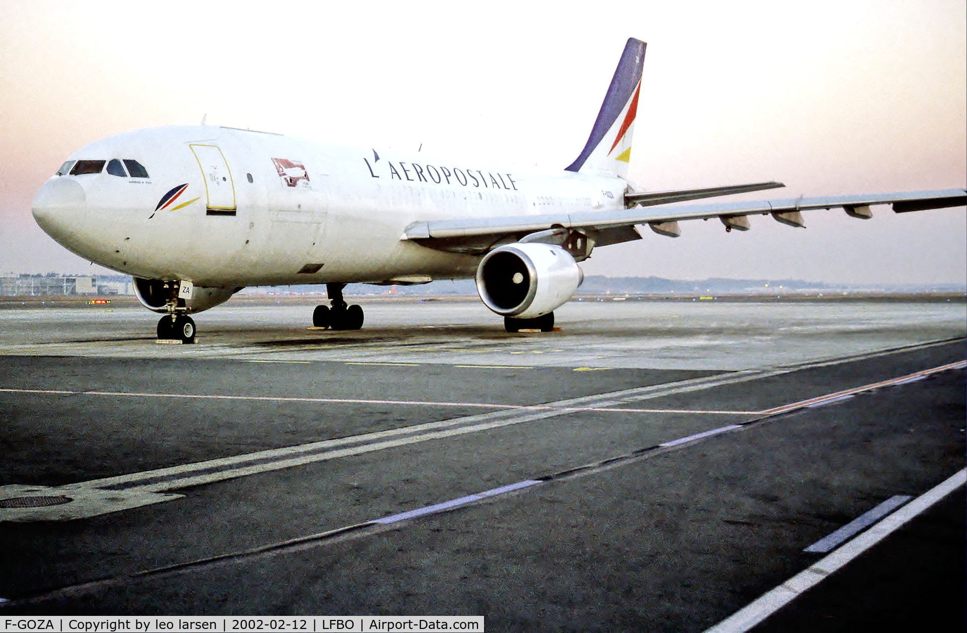 F-GOZA, 1981 Airbus A300B4-103(F) C/N 0148, TLS Toulouse 12.2.02