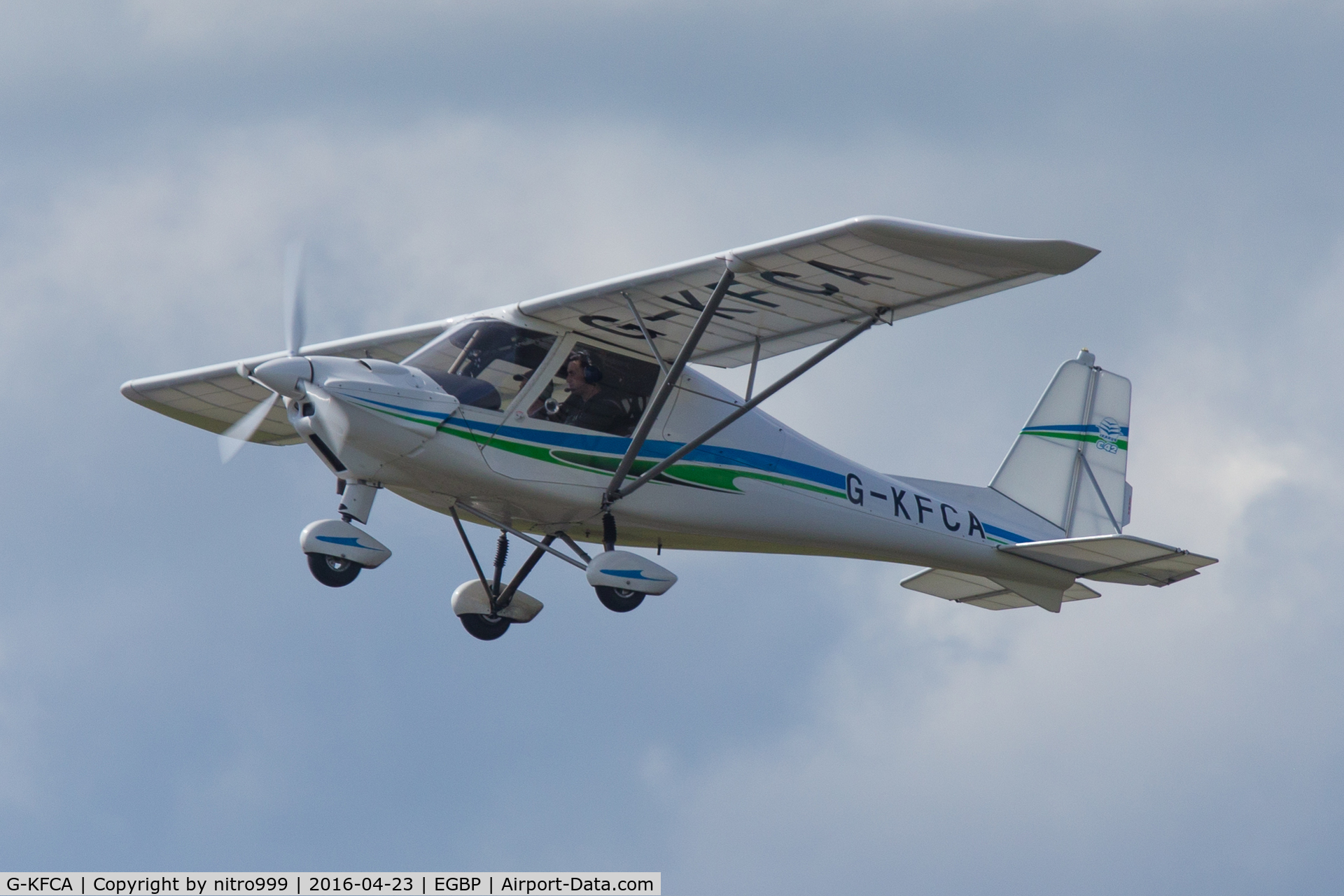 G-KFCA, 2013 Comco Ikarus C42 FB80 C/N 1309-7282, Kemble Airport EGBP