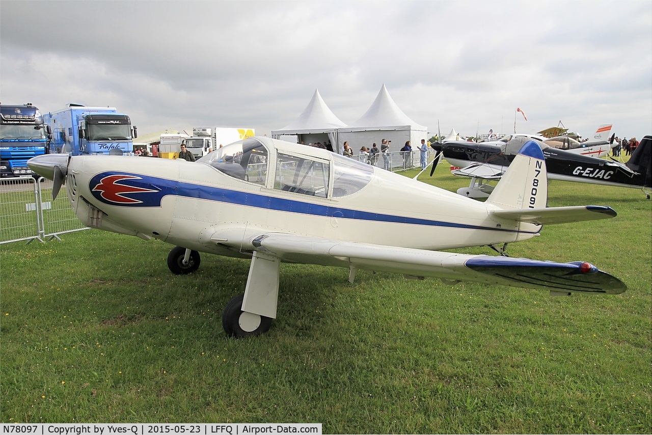 N78097, 1946 Universal Globe GC-1B Swift C/N 2097, Universal GLOBE GC-1B, Static display, La Ferté-Alais Airfield (LFFQ) Air show 2015
