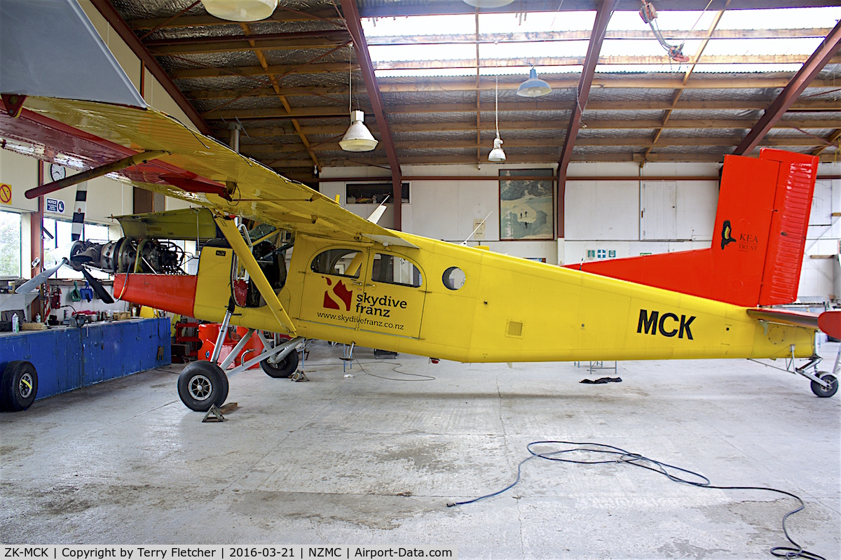 ZK-MCK, 1980 Pilatus PC-6/B2-H4 Turbo Porter C/N 809, At Mt.Cook Airport