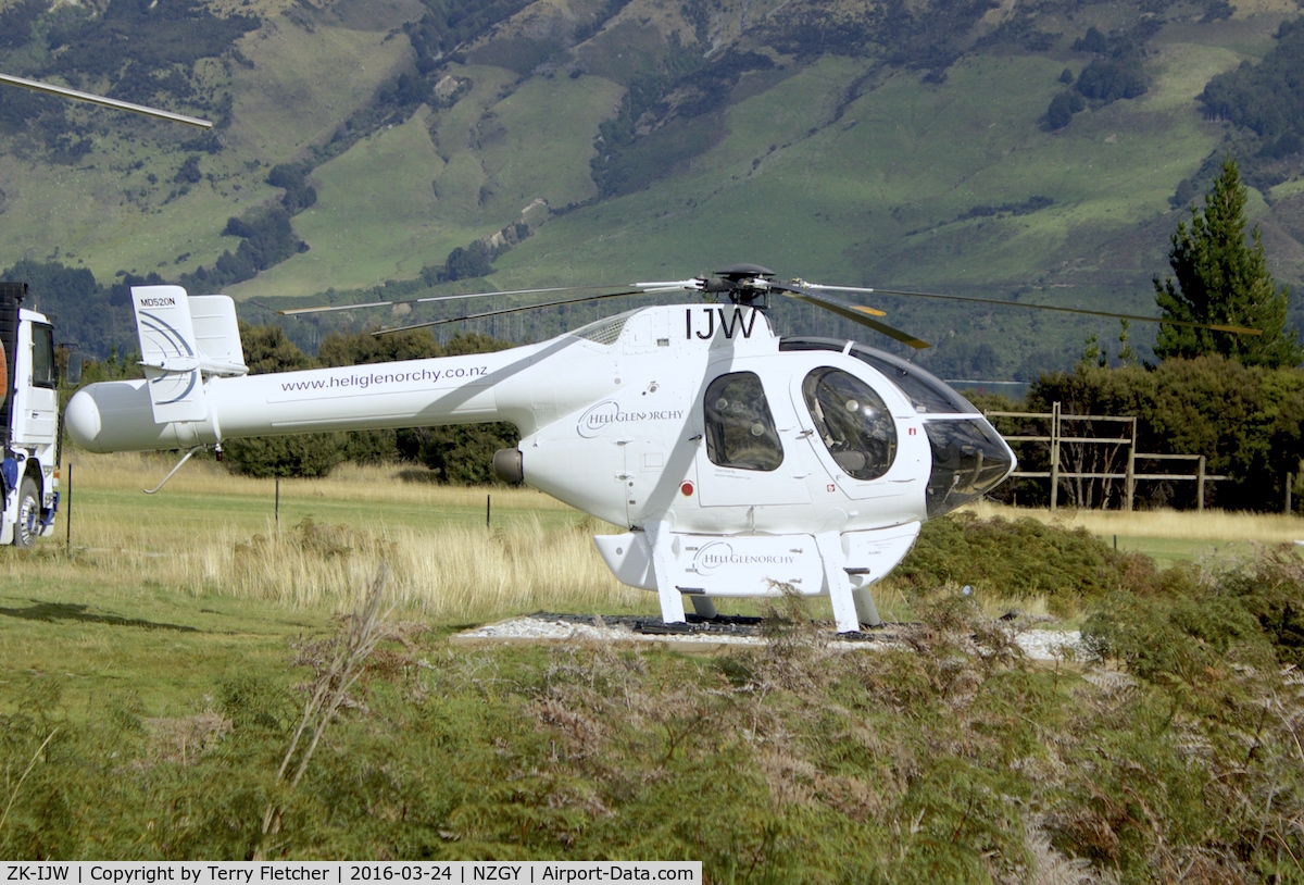 ZK-IJW, McDonnell Douglas 500N C/N LN016, At Glenorchy , NZ